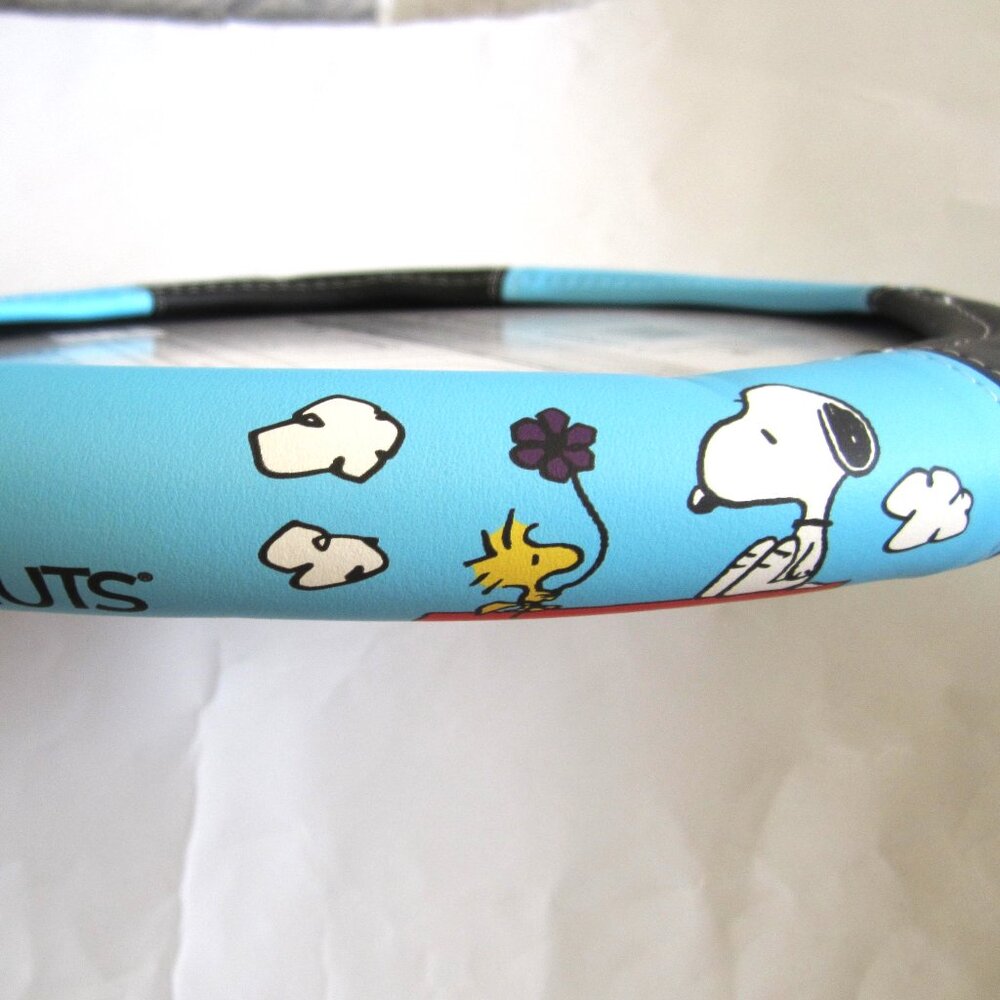 Snoopy Woodstock Sitting On Roof Peanuts Steering Wheel Cover - Picture 5 of 6